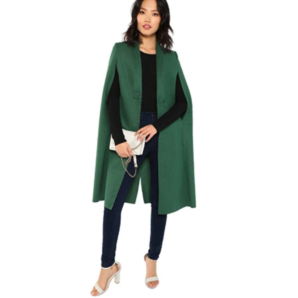MENDOZA Long Cape Coat